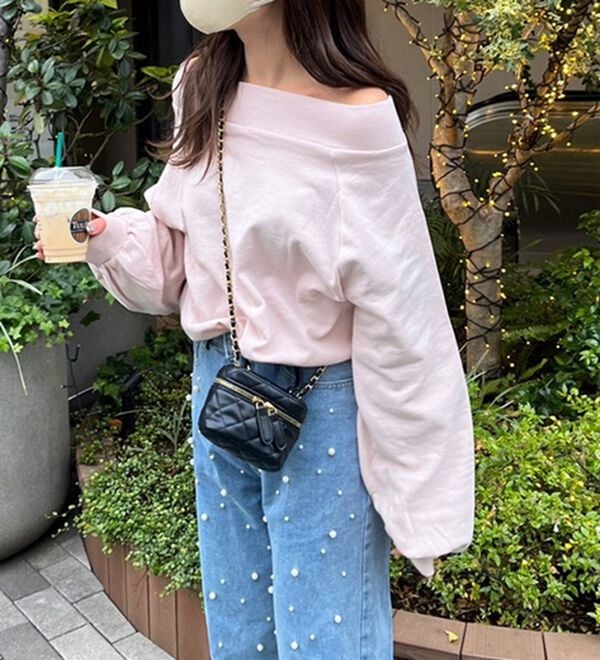 新色追加】オフショルスウェット - ベルーナ【公式】