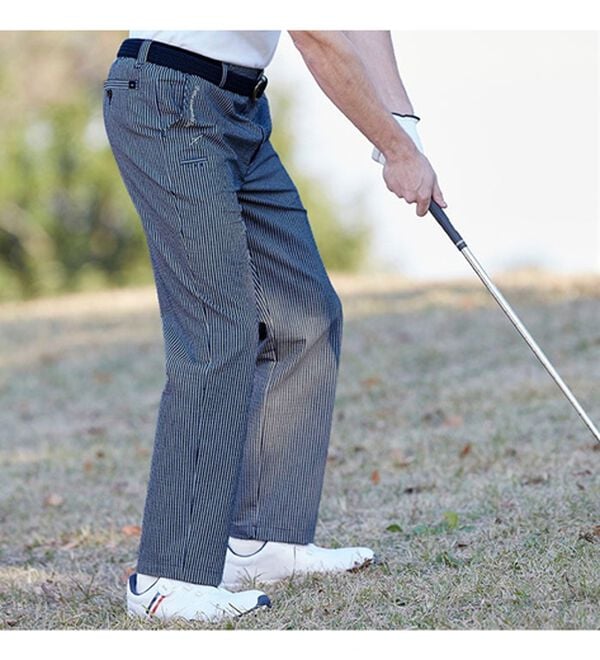 「【２本組】＜トランスコンチネンツ＞アクティブゴルフパンツ（メンズフルレングスパンツ）」｜詳細画像