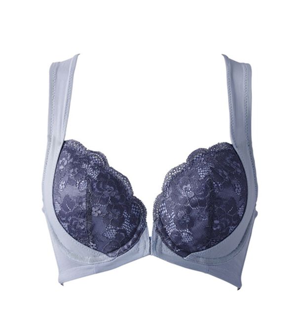 YU'NOW（ユナウ）の「スキッと美姿勢ブラ　～配色カラー～（ブラジャー）」｜詳細画像