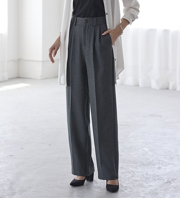 BELLUNA（ベルーナ）の「ビューティフルレングス脚長ワイドパンツ（フルレングスパンツ）」｜詳細画像