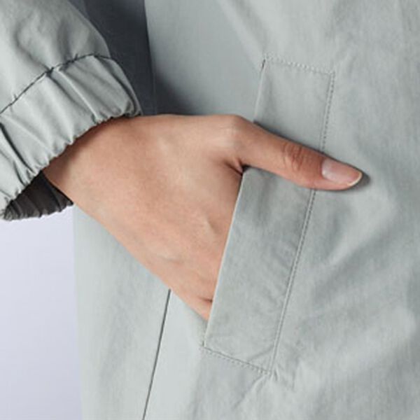 BELLUNA（ベルーナ）の「ボアベスト付配色ブルゾン（ハーフコート）」｜詳細画像