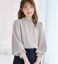 alotta（アロッタ）の「前後２ＷＡＹフリル衿ブラウス（ブラウス）」