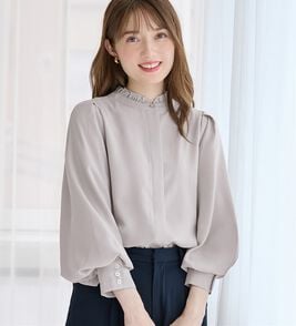 alotta（アロッタ）の「前後２ＷＡＹフリル衿ブラウス（ブラウス）」