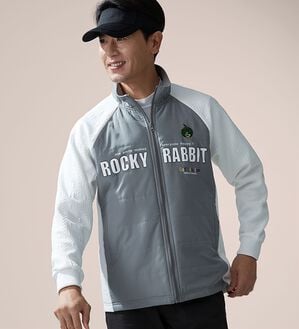 「＜ロッキーラビット＞エンボス柄裏フリースジャケット（メンズジャケット）」｜詳細画像