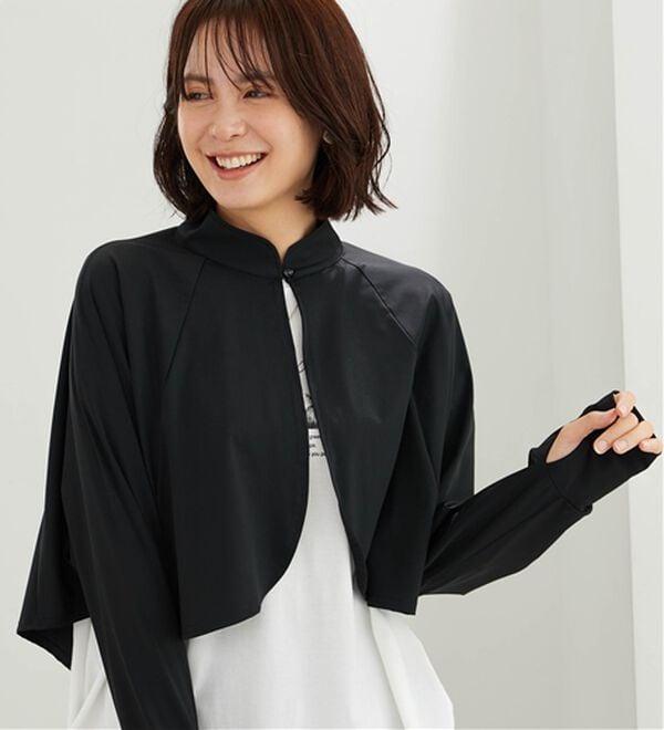 BELLUNA（ベルーナ）の「ヒンヤリ爽快！スタンド衿ボレロ（その他カーディガン）」｜詳細画像