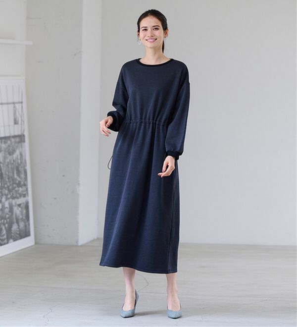 RANAN（ラナン）の「裏起毛！アンチピリング！ドロストワンピース（その他ワンピース）」｜詳細画像