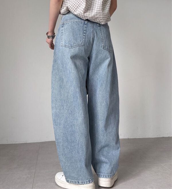 「フロントシームカーブデニム（フルレングスパンツ）」｜詳細画像