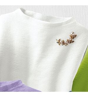 ルフラン（ルフラン）の「汗じみ対策ひんやりマチ付プルオーバー（カットソー）」｜オフ