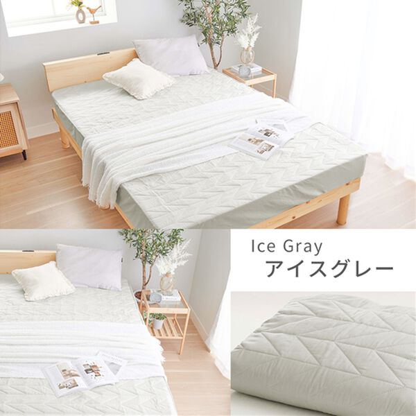 iellio（イエリオ）の「さらさら防水一体型ボックスシーツ＜抗菌防臭・中わた入り・洗える・ペット・子供・介護・ＢＯＸシーツ＞（ボックスシーツ・ベッドシーツ）」｜詳細画像