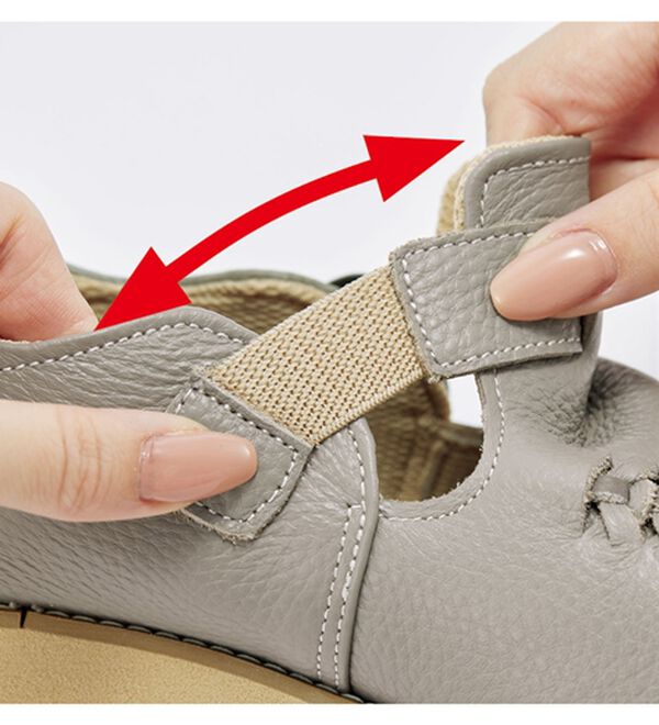 ルフラン（ルフラン）の「＜メディフィット＞５Ｅベルト付メッシュシューズ（スニーカー）」｜詳細画像