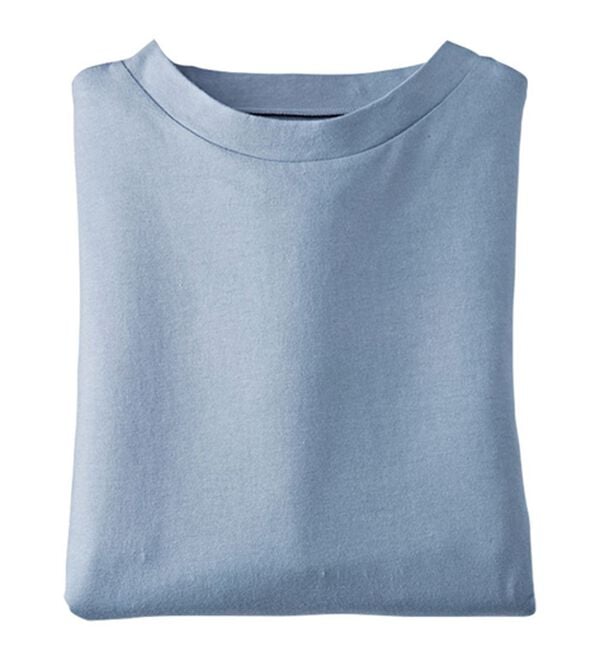 BELLUNA（ベルーナ）の「【５枚組】綿１００％汗ジミ対策プルオーバー（カットソー）」｜詳細画像