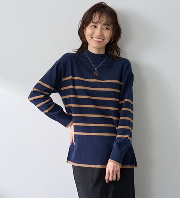 BELLUNA（ベルーナ）の「＜極み編＞肌心地ふんわりハイネックニット（ニット・セーター）」｜詳細画像
