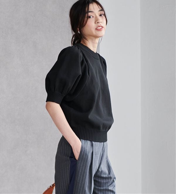 RANAN（ラナン）の「ボリュームパフスリーブニットトップス（ニット・セーター）」｜詳細画像