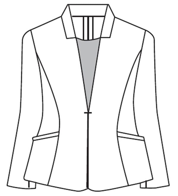 ルフラン（ルフラン）の「ブラウス付パンツスーツ（ブラックフォーマル（喪服・礼服））」｜詳細画像