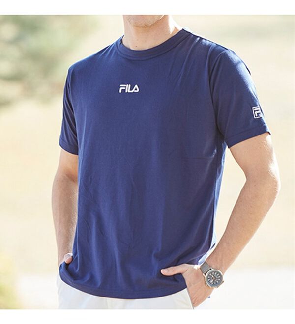 「＜フィラ＞ワンポイント刺しゅうＴシャツ（メンズカットソー）」｜詳細画像