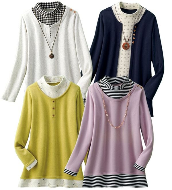 ルフラン（ルフラン）の「【４色組】手抜きに見せないお洒落なプルオーバー（カットソー）」｜詳細画像