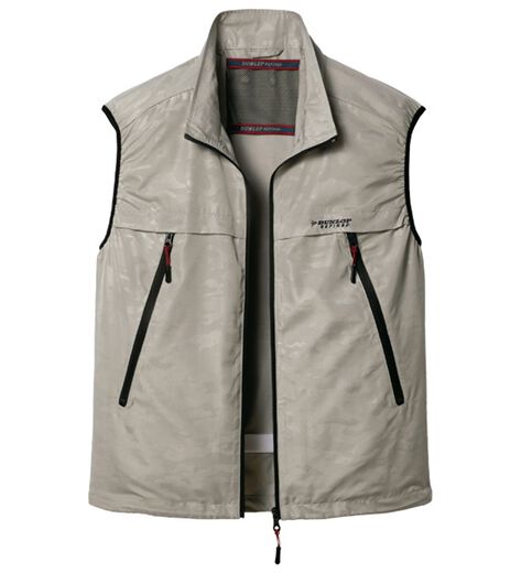 ダンロップリファインド ファン付ウェア ベスト ホワイト M KF3SVJ-M