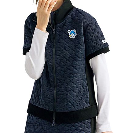 BELLUNA（ベルーナ）の「【タキシードサム】リブ切替キルト風ベスト（ベスト）」