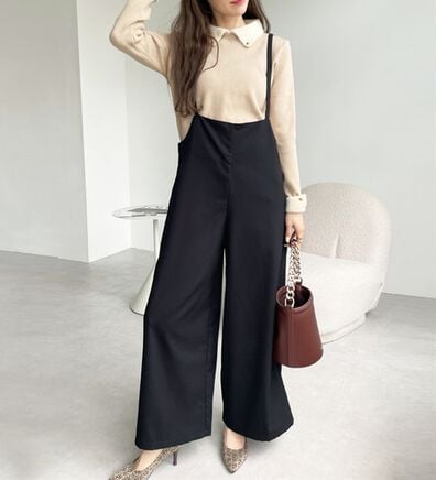 GeeRA（ジーラ）の「サロペットワイドパンツ（オールインワン）」