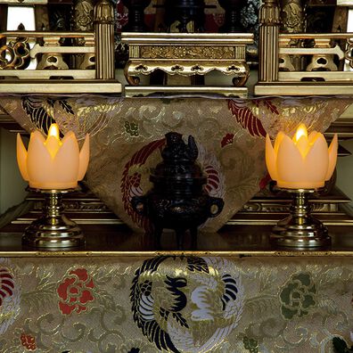 「仏壇ＬＥＤキャンドル２個組（仏壇・仏具）」