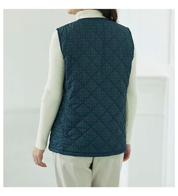 BELLUNA（ベルーナ）の「【マジ軽ウォーム】蓄熱保温キルトベスト（ポーチ付）（ベスト）」｜詳細画像