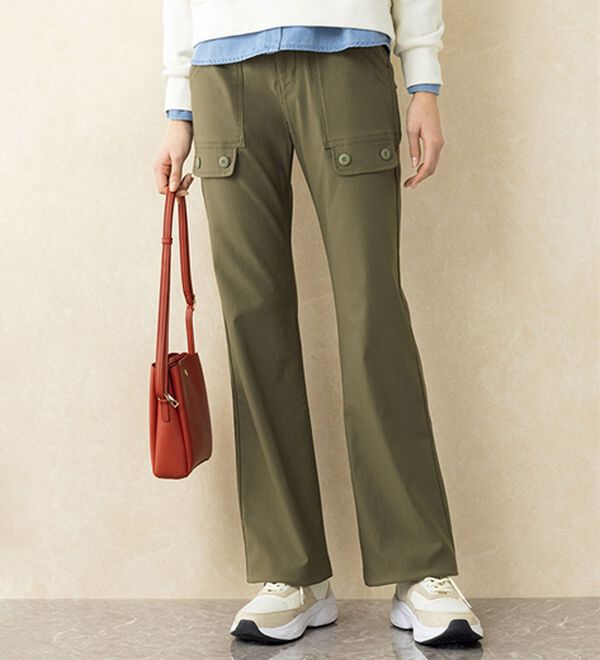 ルフラン（ルフラン）の「【２本組】きれいめ大人のカーゴパンツ（その他パンツ）」｜詳細画像