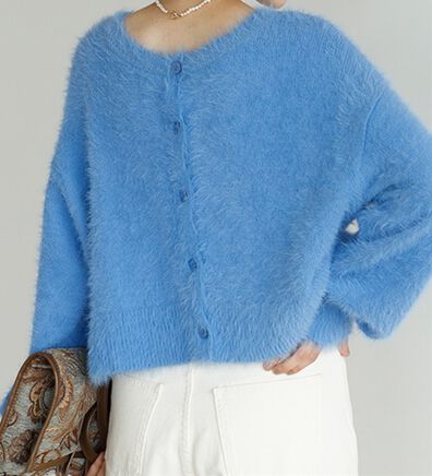 GeeRA（ジーラ）の「前後２ＷＡＹシャギー袖ボリュームニット（ニット・セーター）」