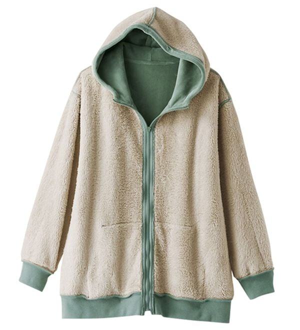 BELLUNA（ベルーナ）の「【快適Ｌａｂ．】リッチベロア素材裏ボアパーカー（パーカー）」｜詳細画像