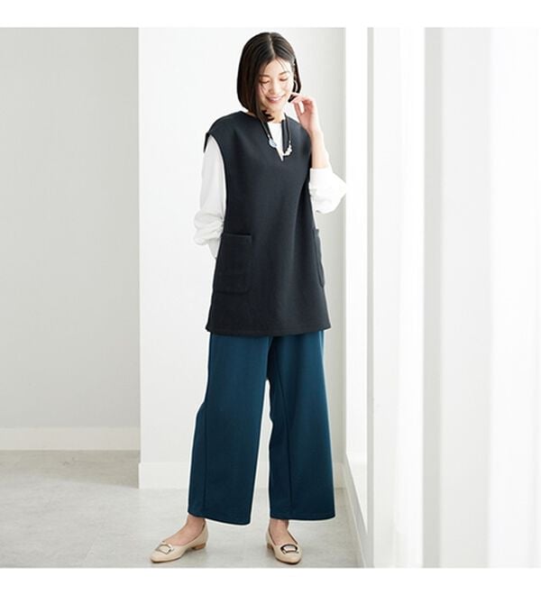 BELLUNA（ベルーナ）の「ポケット付ベストアンサンブル（アンサンブル）」｜詳細画像