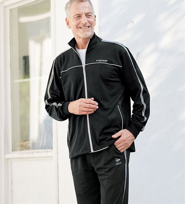 「＜ダンロップ・リファインド＞新オールシーズン活躍ジャージスーツ（メンズルームウェア）」｜詳細画像