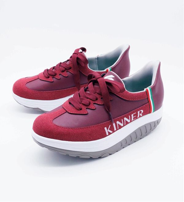 BELLUNA（ベルーナ）の「＜キナー＞さっと履ける！牛床革ローリングソールシューズ（スニーカー）」｜詳細画像