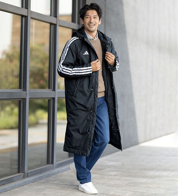 「＜アディダス＞Ｍ　ＭＨ　３Ｓ　ロングボアコート（メンズコート）」｜詳細画像