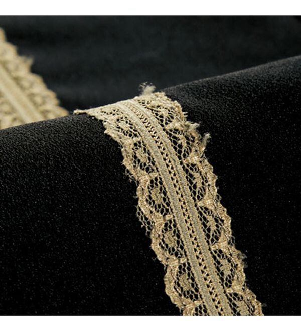 BELLUNA（ベルーナ）の「クールに決まる配色レース使い衿フリルブラウス（ブラウス）」｜詳細画像