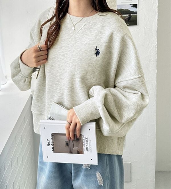 GeeRA（ジーラ）の「【Ｕ．Ｓ．ＰＯＬＯ　ＡＳＳＮ】ショートスウェット（トレーナー・スウェット）」｜詳細画像