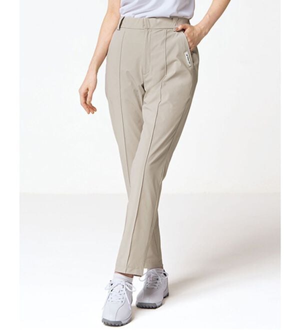 BELLUNA（ベルーナ）の「【UNDOVE】シャカ伸び！はっ水テーパードパンツ（テーパードパンツ）」｜ライトグレー