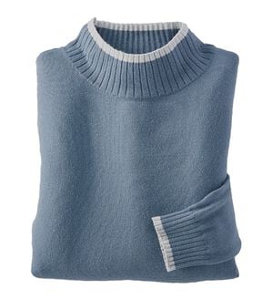 BELLUNA（ベルーナ）の「チクチクしない！ラメ入りウォッシャブルセーター（ニット・セーター）」｜ブルーグレー