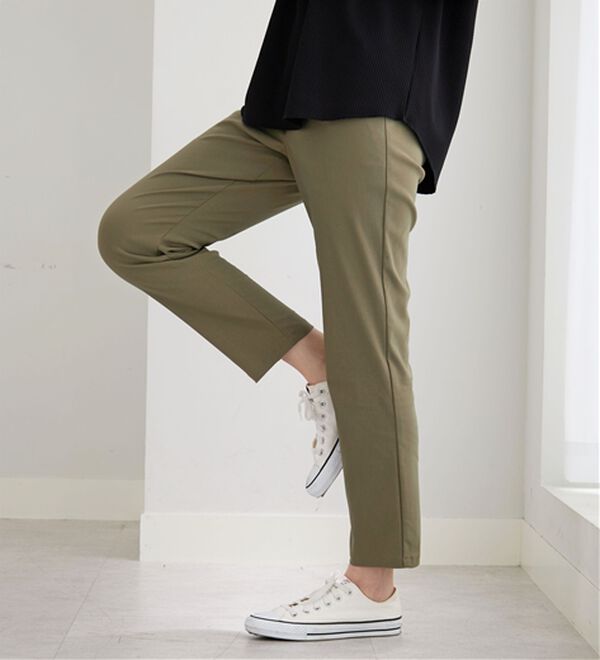 BELLUNA（ベルーナ）の「チノ見えストレッチ素材テーパードパンツ（テーパードパンツ）」｜詳細画像