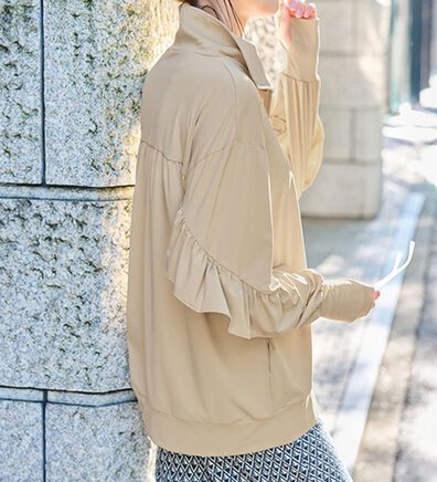 RANAN（ラナン）の「フリルラッシュガードブルゾン（ブルゾン）」