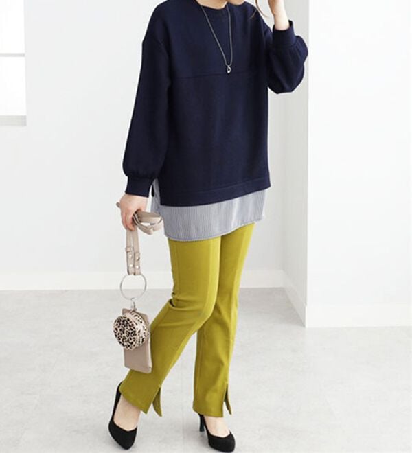 BELLUNA（ベルーナ）の「切替デザインレイヤード風チュニック（チュニック）」｜詳細画像