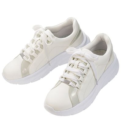 ルフラン（ルフラン）の「４Ｅエナメル切替美脚見せスニーカー（スニーカー）」