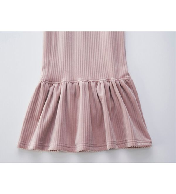 YU'NOW（ユナウ）の「【上下２点セット】ベロアリボンルームウェア（パジャマ・ルームウェア）」｜詳細画像