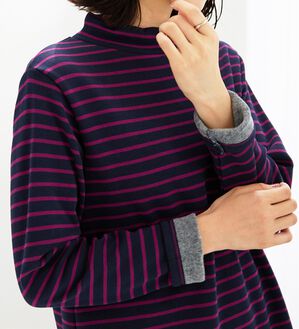 BELLUNA（ベルーナ）の「ふわふわ裏ファーハイネックプルオーバー（カットソー）」｜詳細画像