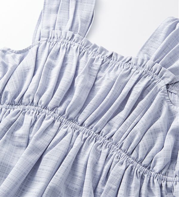 RANAN（ラナン）の「フロントリボンギャザーノースリブラウス（ブラウス）」｜詳細画像