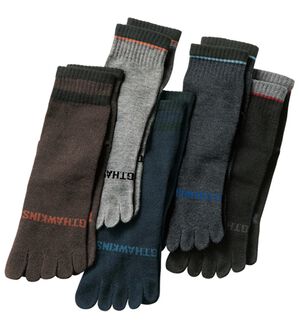 「【５足組】＜ＧＴホーキンス＞ウール入り５本指ソックス（メンズ靴下・タイツ）」｜5足組