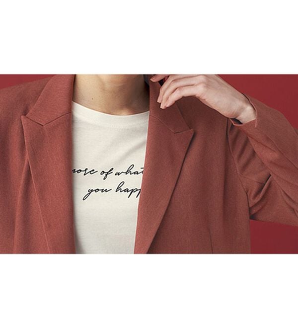 BELLUNA（ベルーナ）の「しわになりにくいウールライクジャケット（その他ジャケット）」｜詳細画像