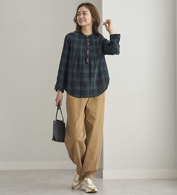 BELLUNA（ベルーナ）の「ポケットデザインコロンデニムパンツ（フルレングスパンツ）」｜詳細画像