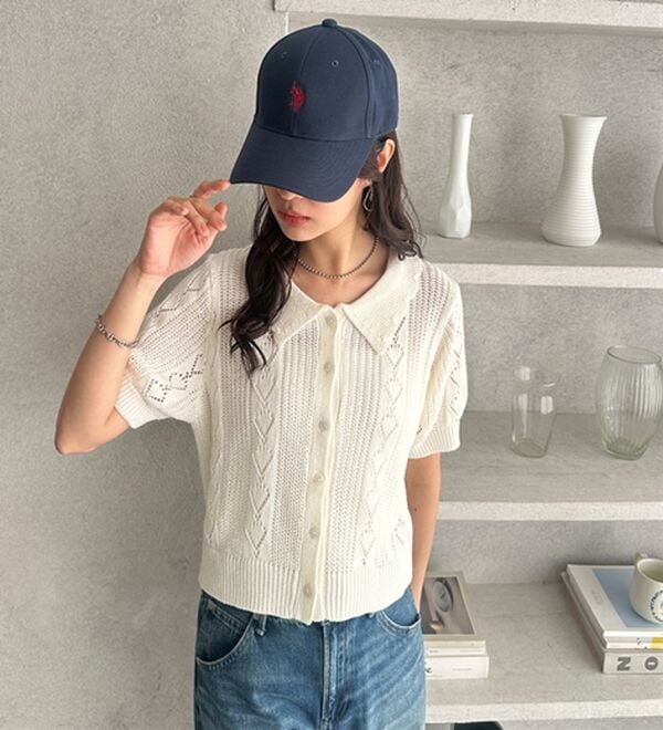 GeeRA（ジーラ）の「【ＵＳ．ＰＯＬＯ．ＡＳＳＮ】綿１００％深つばベースボールキャップ（帽子）」｜詳細画像