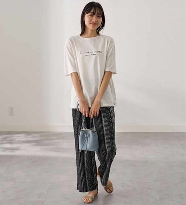 BELLUNA（ベルーナ）の「汗ジミ対策！よれない大人のプリントＴシャツ（Tシャツ）」｜詳細画像