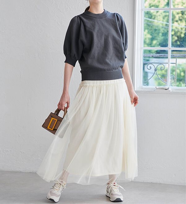 RANAN（ラナン）の「ボリュームパフスリーブニットトップス（ニット・セーター）」｜詳細画像