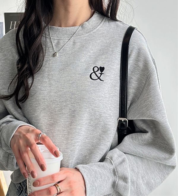 GeeRA（ジーラ）の「アンドハートショートスウェット（カットソー）」｜詳細画像